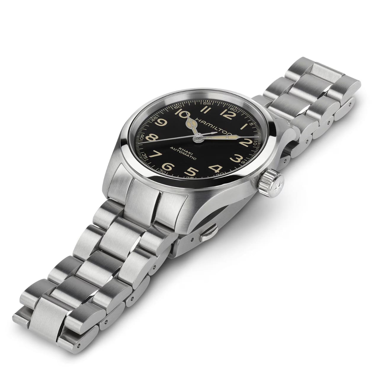 Hamilton Khaki Field Murph 38mm Black Dial Stainless Steel Watch