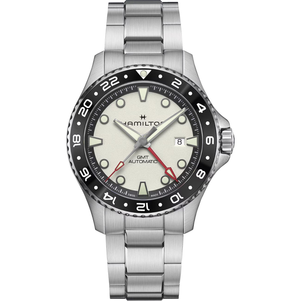 Hamilton New Watches - KHAKI NAVY SCUBA AUTOMATIC GMT 43MM | Manfredi Jewels