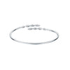 Hearts On Fire Jewelry - Aerial Marquise Flexi 18K White Gold Bangle | Manfredi Jewels
