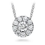 Hearts On Fire Jewelry - Fulfillment 18K White Gold 0.25 ct Diamond Pendant Necklace | Manfredi Jewels