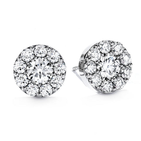 Fulfillment 18K White Gold 0.5 ct Diamond Stud Earrings