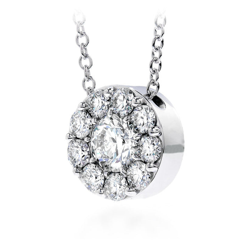 Hearts On Fire Jewelry - Fulfillment 18K White Gold 0.70 ct Diamond Pendant Necklace | Manfredi Jewels