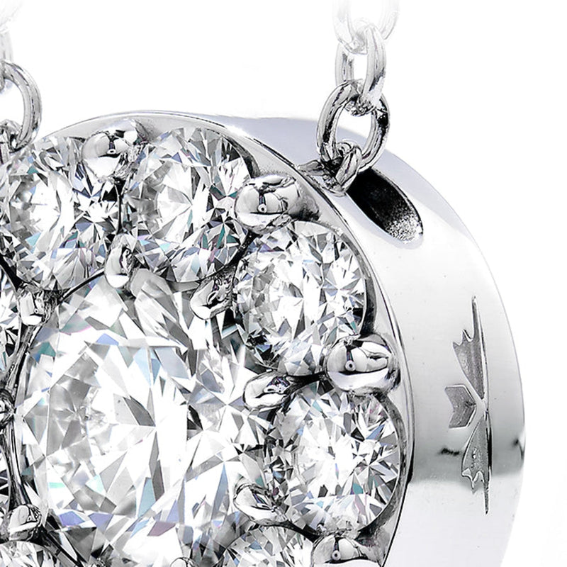 Hearts On Fire Jewelry - Fulfillment 18K White Gold 0.70 ct Diamond Pendant Necklace | Manfredi Jewels