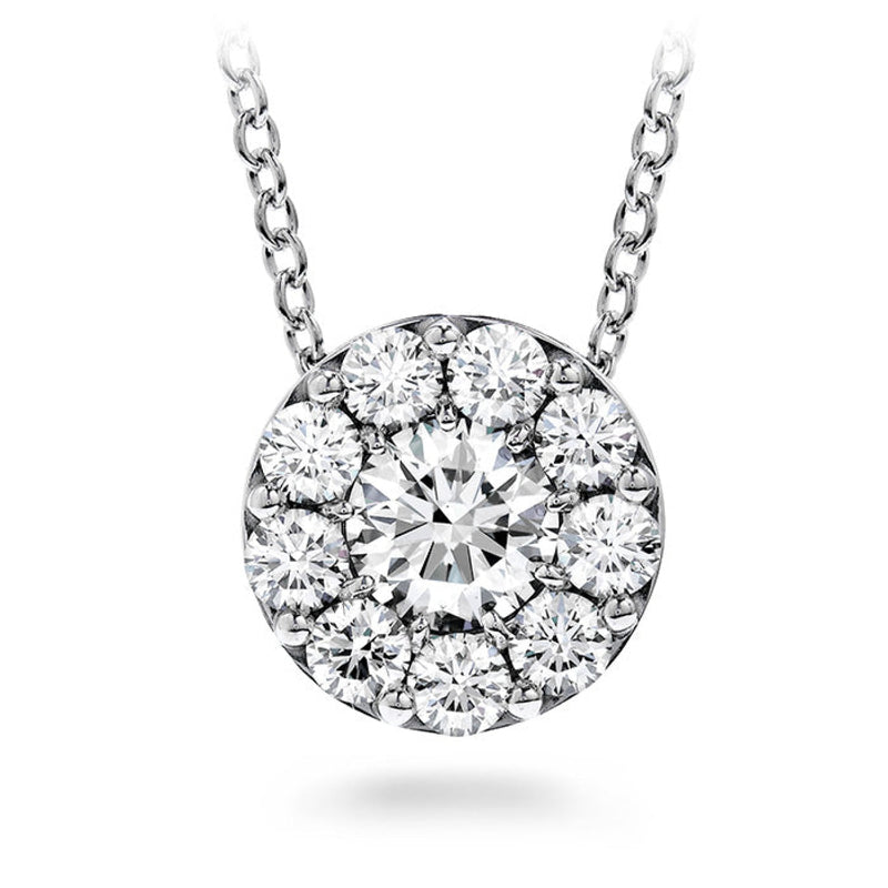 Hearts On Fire Jewelry - Fulfillment 18K White Gold 0.70 ct Diamond Pendant Necklace | Manfredi Jewels