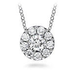 Hearts On Fire Jewelry - Fulfillment 18K White Gold 1.0 ct Diamond Pendant Necklace | Manfredi Jewels