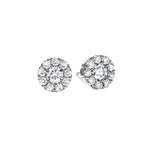 Hearts On Fire Jewelry - Fulfillment 18K White Gold 1.0 ct Diamond Stud Earrings | Manfredi Jewels