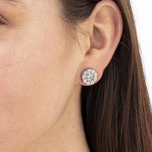 Hearts On Fire Jewelry - Fulfillment 18K White Gold 3.0 ct Diamond Stud Earrings | Manfredi Jewels