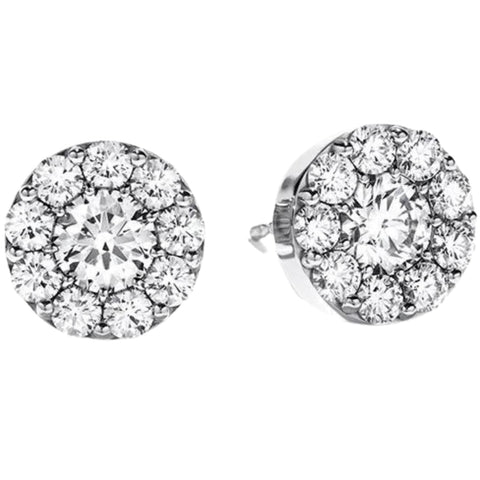 Fulfillment 18K White Gold Stud Earrings