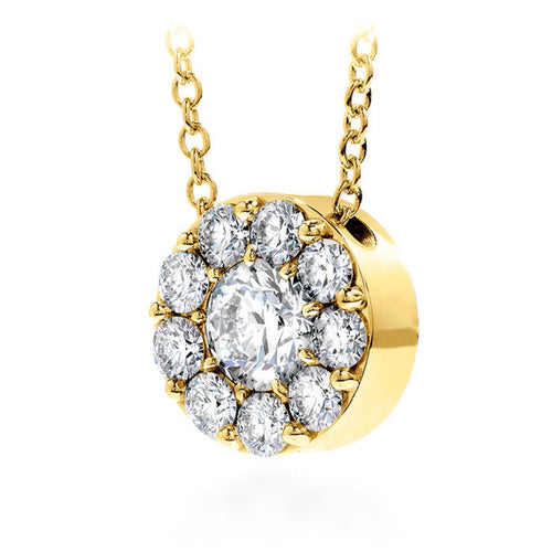 Hearts On Fire Jewelry - Fulfillment 18K Yellow Gold 0.25 ct Diamond Pendant Necklace | Manfredi Jewels