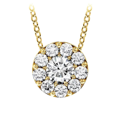 Fulfillment 18K Yellow Gold 1.0 ct Diamond Pendant Necklace