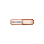 Hearts On Fire Jewelry - LU 18K Rose Gold Diamond Band Ring | Manfredi Jewels