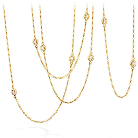 Optima Station 18K Yellow Gold Necklace