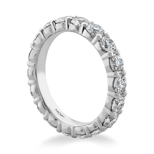 Hearts On Fire Eternity Bands - Signature 18K White Gold Eternity Band Ring | Manfredi Jewels