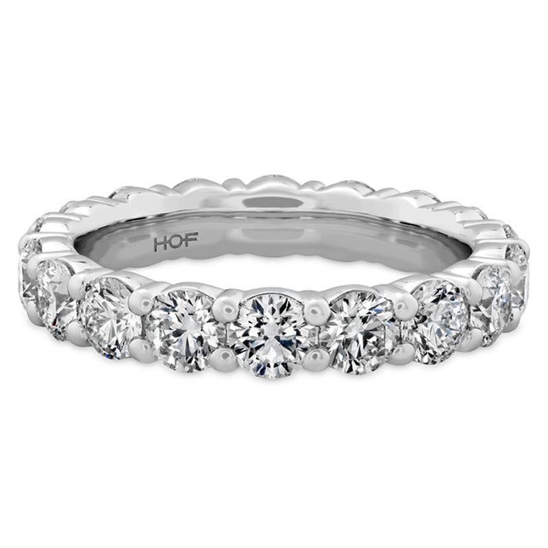 Hearts On Fire Jewelry - Signature 18K White Gold Eternity Band Ring | Manfredi Jewels