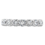 Hearts On Fire Eternity Bands - Signature 18K White Gold Eternity Band Ring | Manfredi Jewels