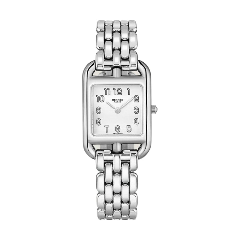 Hermès Watches - CAPE COD - WHITE MEDIUM WATCH | Manfredi Jewels