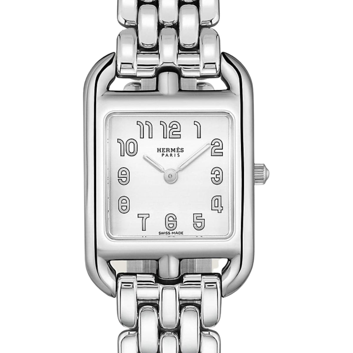 Hermès Watches - CAPE COD - WHITE MEDIUM WATCH | Manfredi Jewels