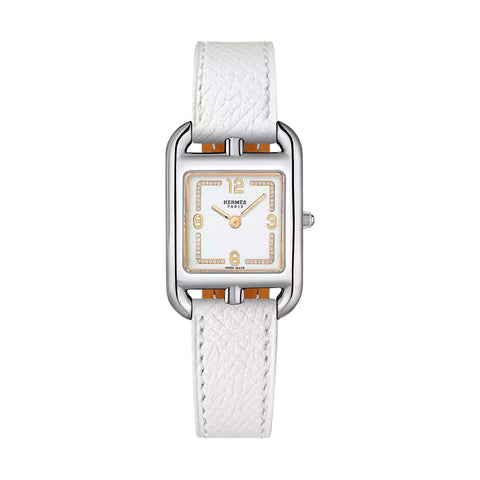 CAPE COD - WHITE LACQUERED DIAMOND SET MEDIUM WATCH