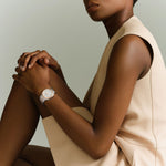 Hermès New Watches - CUT - TWO TONE LARGE WATCH | Manfredi Jewels