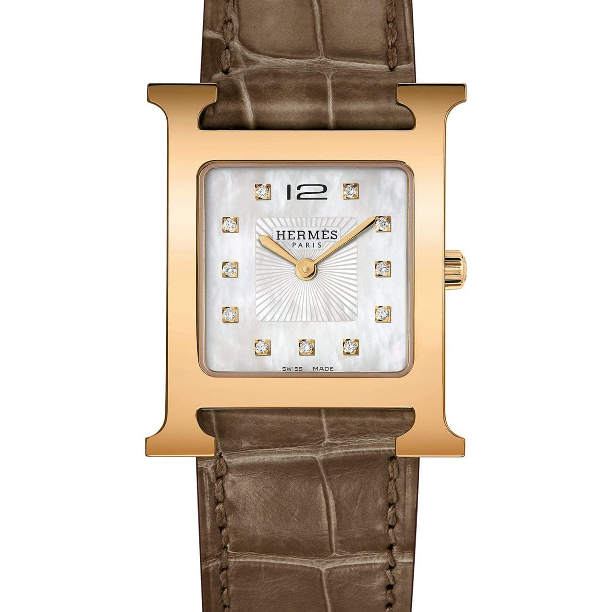 Hermès New Watches - HEURE H - MEDIUM WATCH | Manfredi Jewels