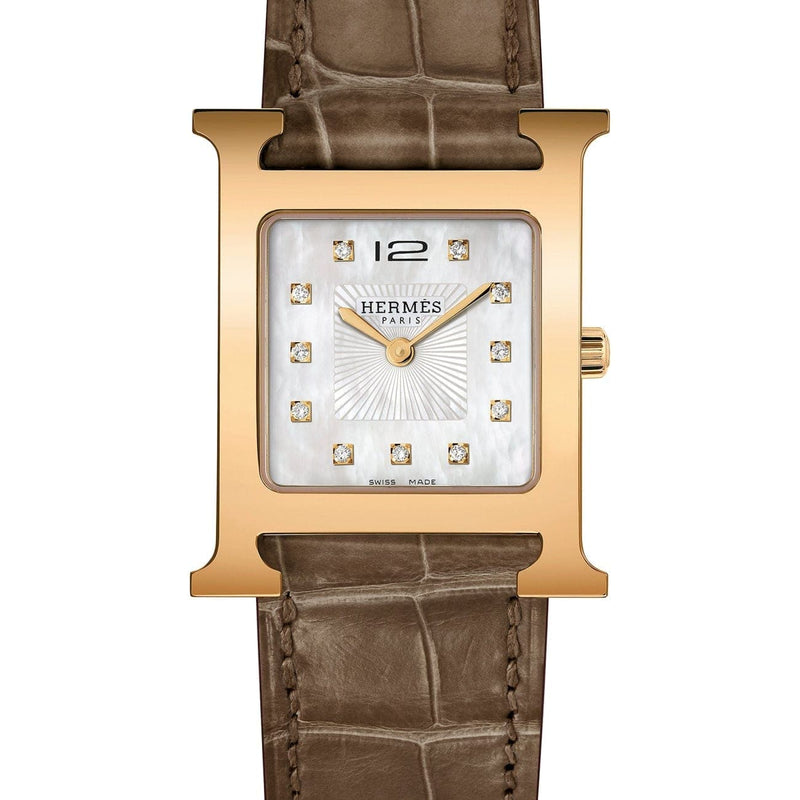 Hermès New Watches - HEURE H MEDIUM WATCH | Manfredi Jewels