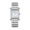 Hermès Watches - HEURE H MOTHER OF PEARL FEATHER DIAMOND SET SMALL WATCH | Manfredi Jewels
