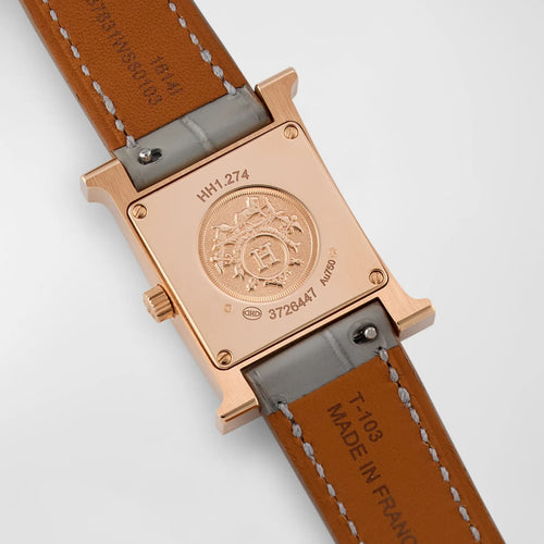 Hermès Watches - HEURE H - ROSE GOLD MOTHER OF PEARL DIAL | Manfredi Jewels