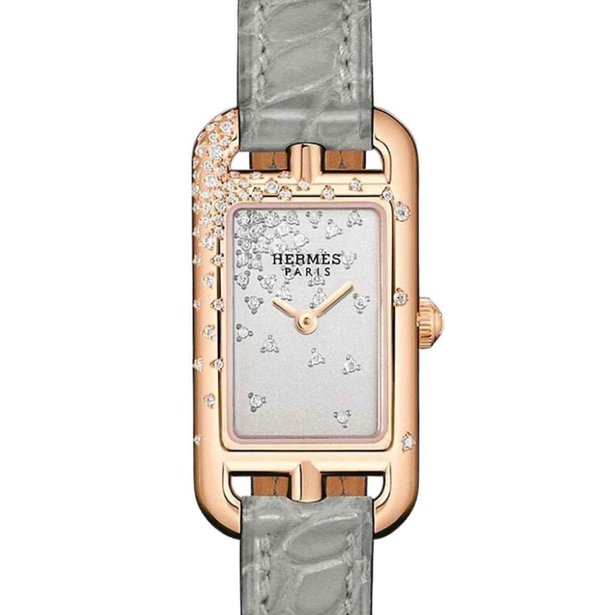 Hermès Watches - NANTUCKET - SAND DIAMOND SET SMALL WATCH | Manfredi Jewels