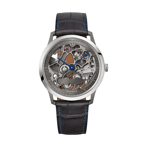 Hermès New Watches - SLIM D HERMES SKELETON LARGE WATCH | Manfredi Jewels