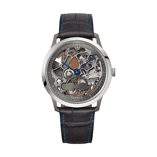 Hermès New Watches - SLIM D - HERMES SKELETON LARGE WATCH | Manfredi Jewels