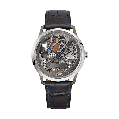 SLIM D - HERMES ULTRA-THIN SKELETON LARGE WATCH