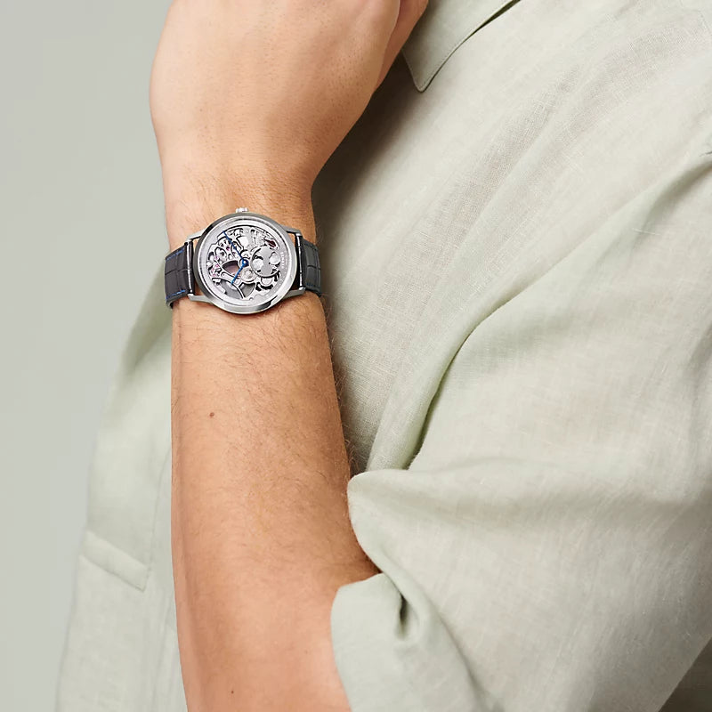 Hermès New Watches - SLIM D HERMES SKELETON LARGE WATCH | Manfredi Jewels