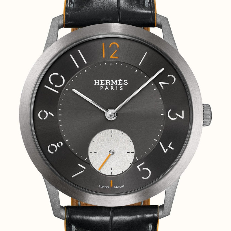 Hermès Watches - Slim d’Hermès Titane Watch 39.5 mm | Manfredi Jewels