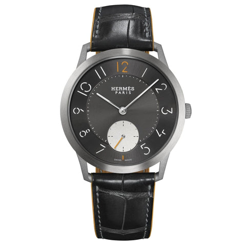 Slim d’Hermès Titane Watch, 39.5 mm