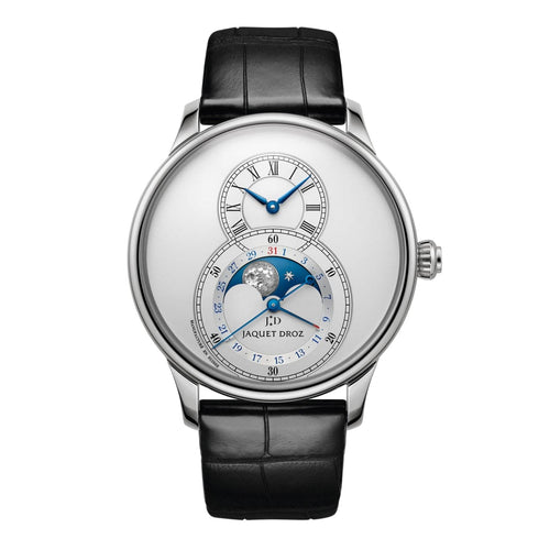 Jaquet Droz Watches - GRANDE SECONDE MOON SILVER | Manfredi Jewels