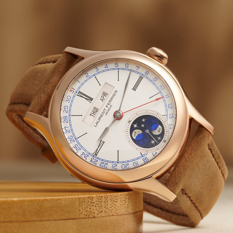 Laurent Ferrier New Watches - CLASSIC MOON SILVER | Manfredi Jewels