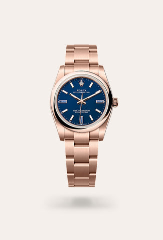 Rolex Oyster Perpetual 34 18 ct Everose gold, M124205-0002