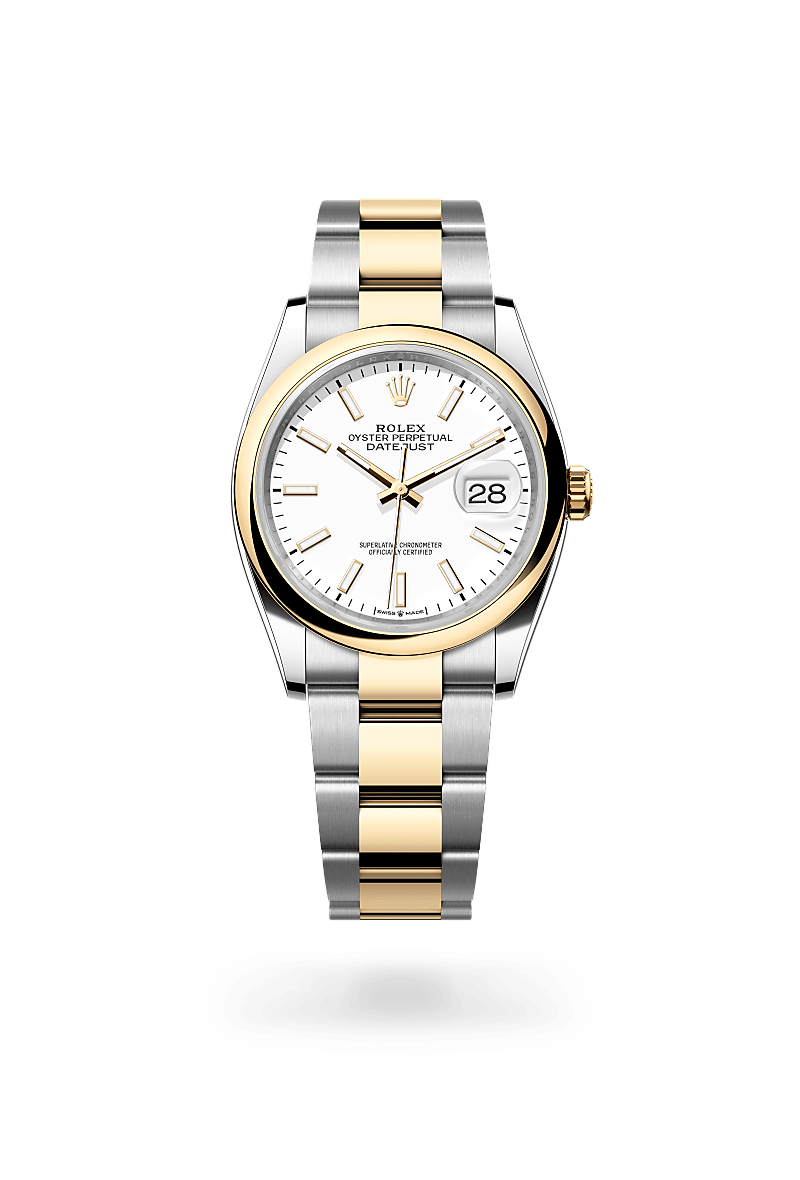 Rolex Datejust 36 in Oystersteel and Yellow Gold, M126203-0020 - Manfredi Jewels