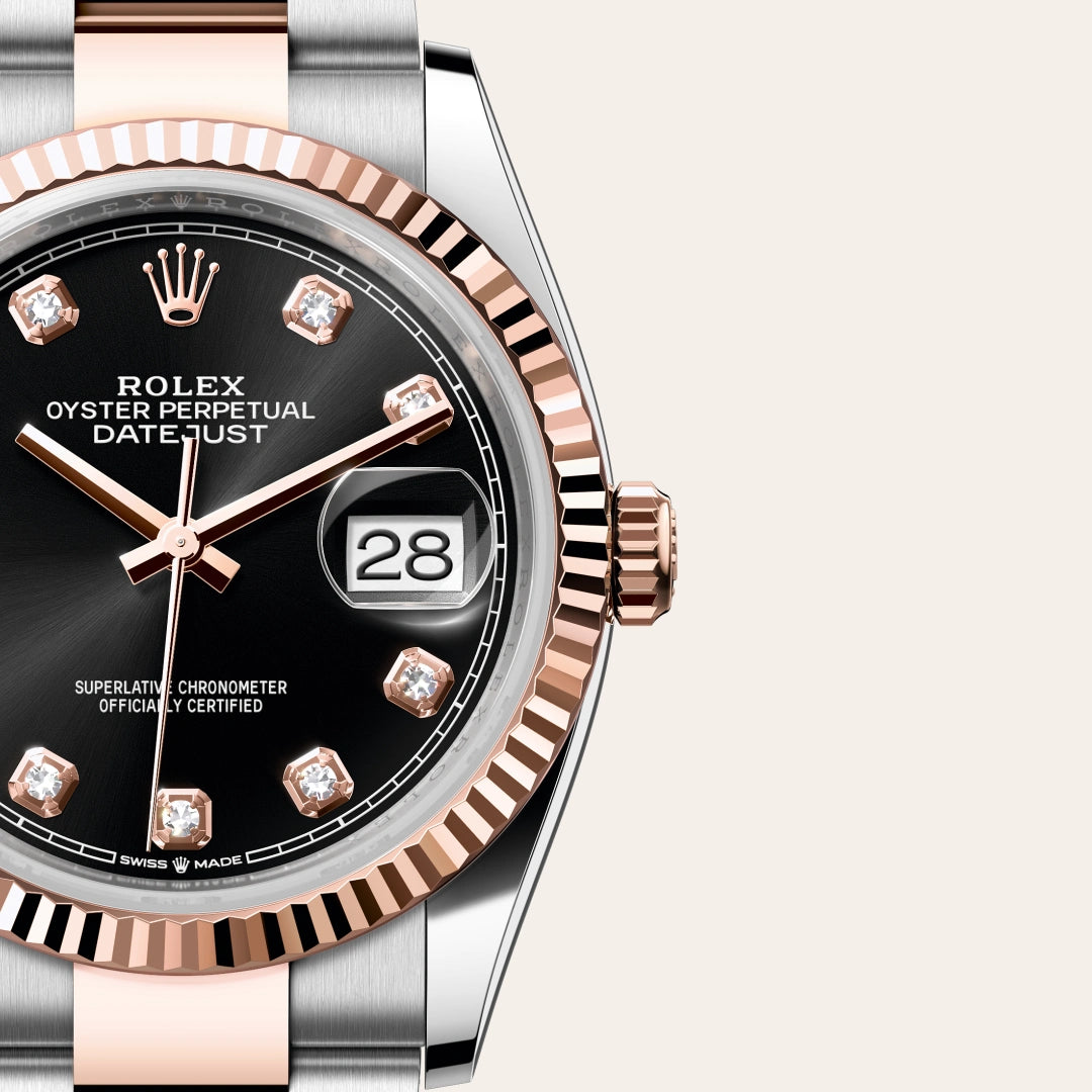 Rolex Datejust 36 in Oystersteel and Everose Gold, M126231-0020 - Manfredi Jewels