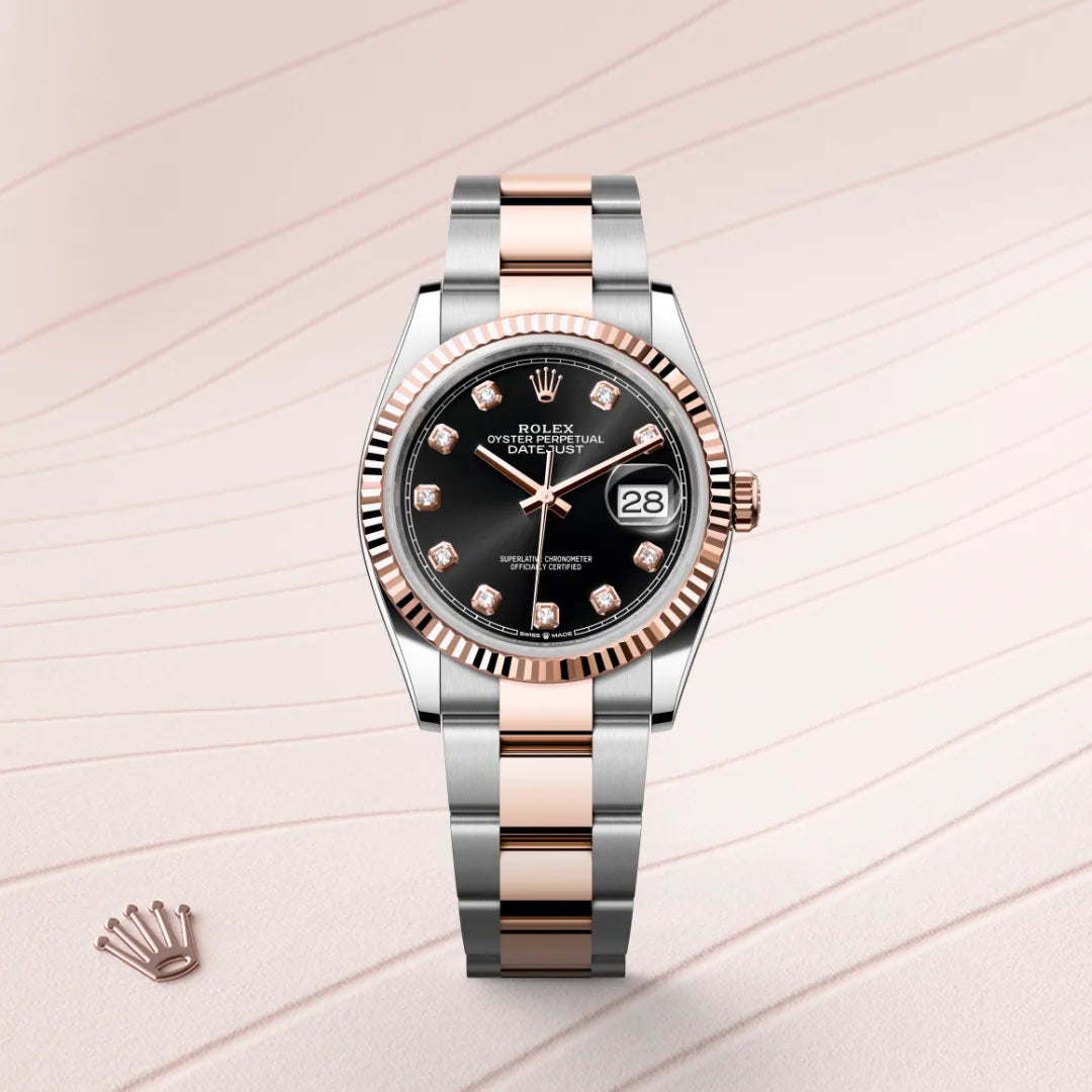 Rolex Datejust 36 in Oystersteel and Everose Gold, M126231-0020 - Manfredi Jewels