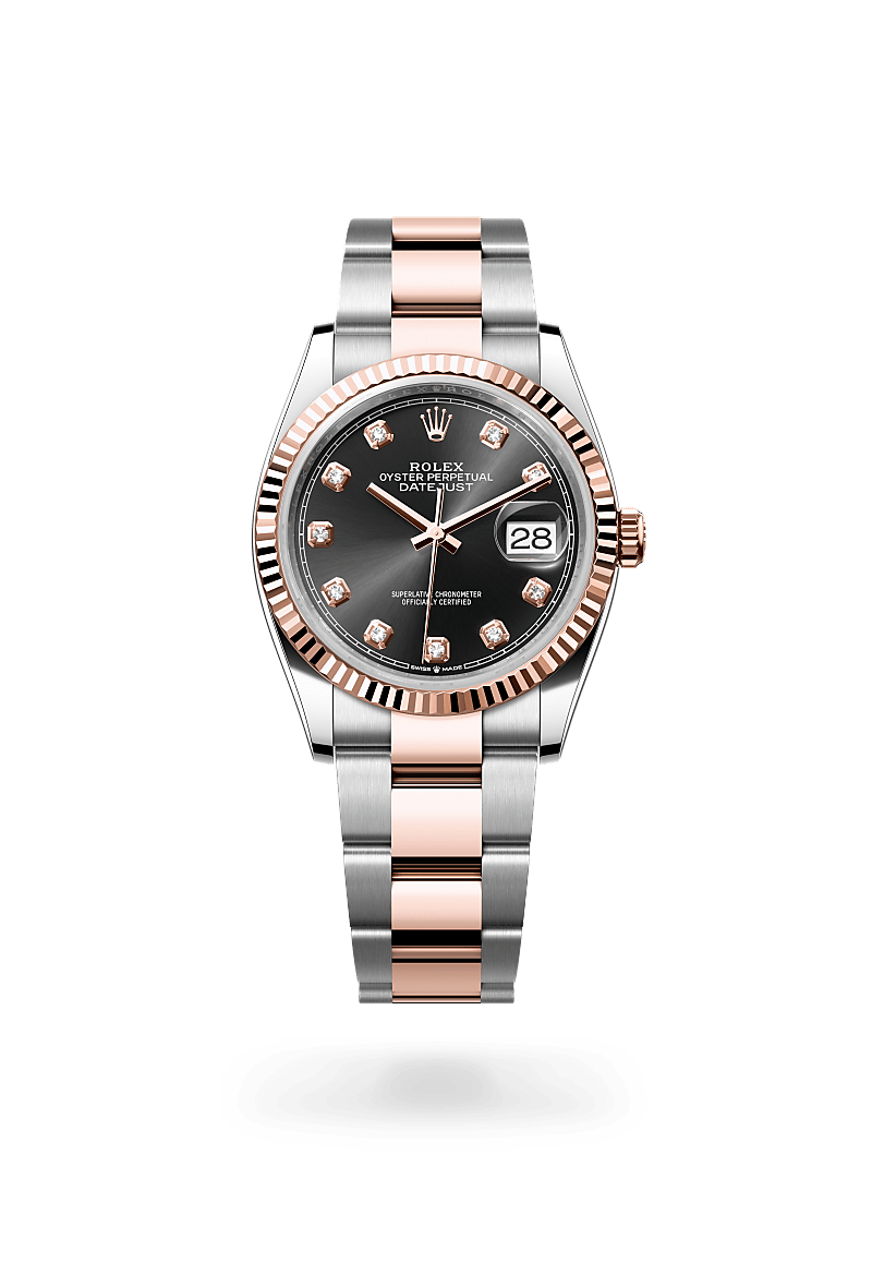 Rolex Datejust 36 in Oystersteel and Everose Gold, M126231-0020 - Manfredi Jewels