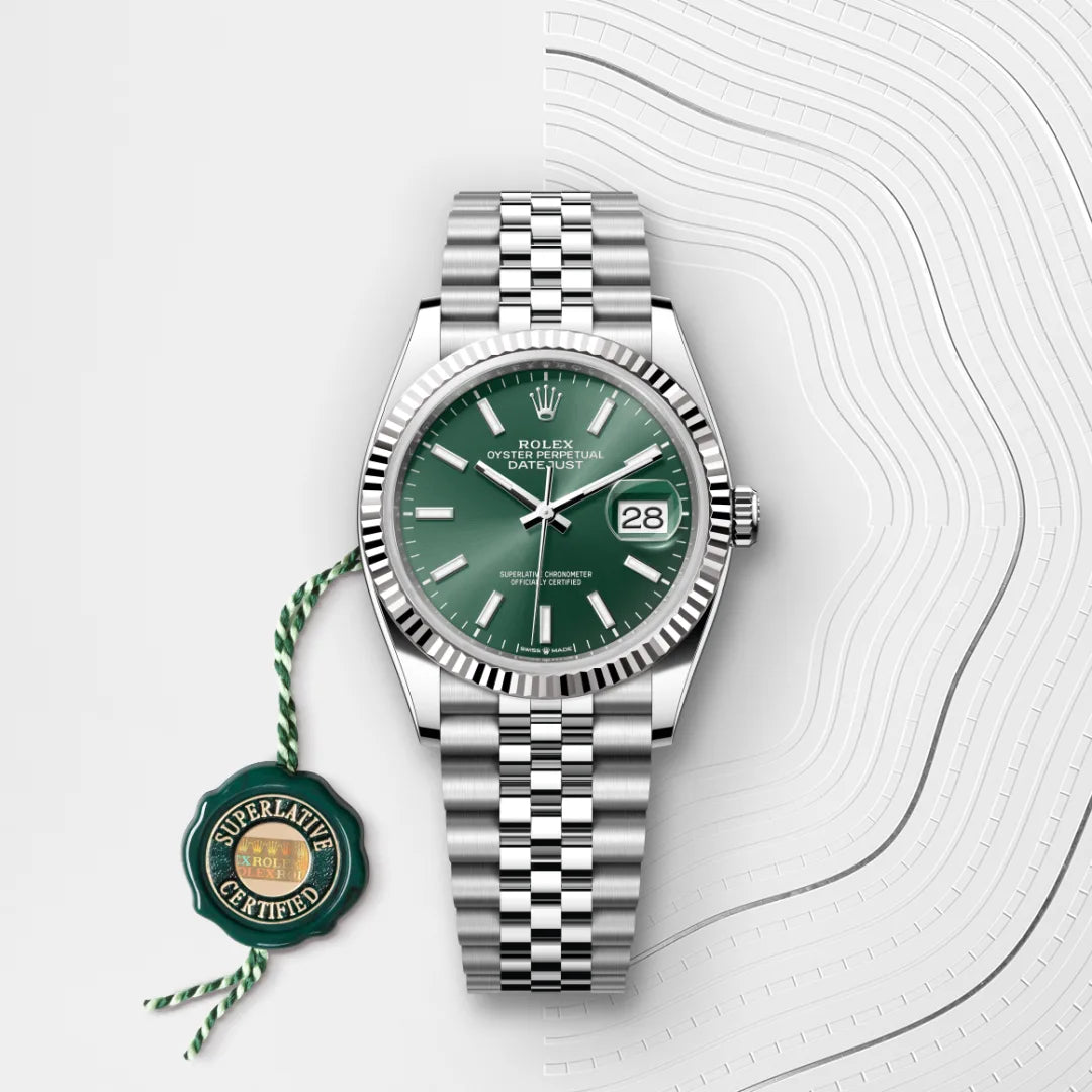 Rolex Datejust 36 in Oystersteel and White Gold, M126234-0051 - Manfredi Jewels