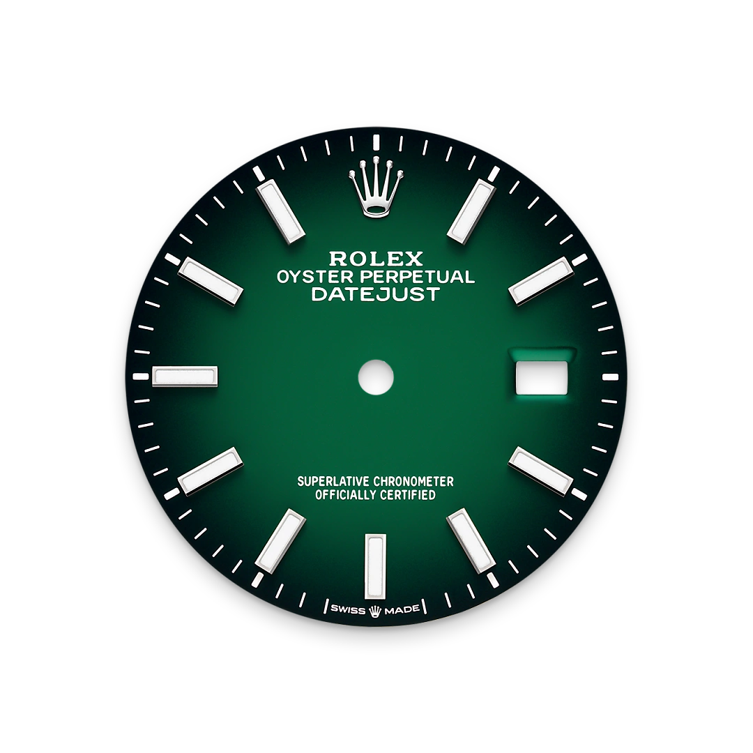 Green ombré dial