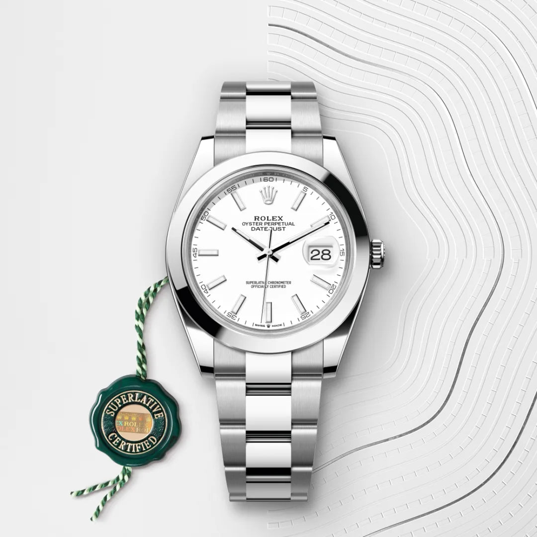 Rolex Datejust 41 in Oystersteel, m126300-0005 - Manfredi Jewels