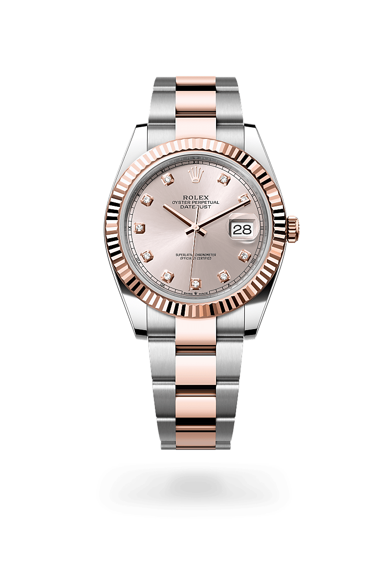 Rolex Datejust 41 in Oystersteel and Everose Gold, m126331-0007 - Manfredi Jewels
