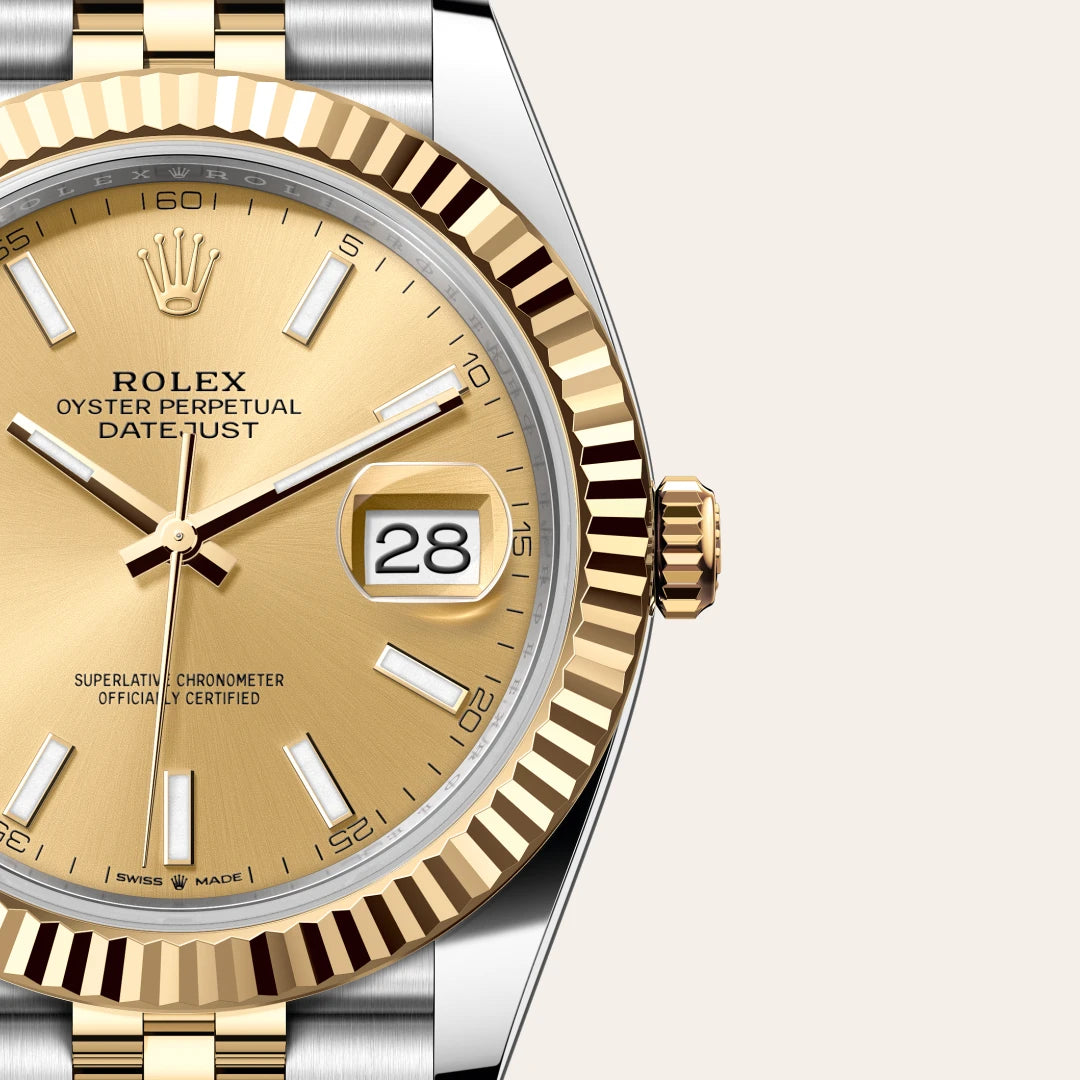 Rolex Datejust 41 in Oystersteel and Yellow Gold, M126333-0010 - Manfredi Jewels
