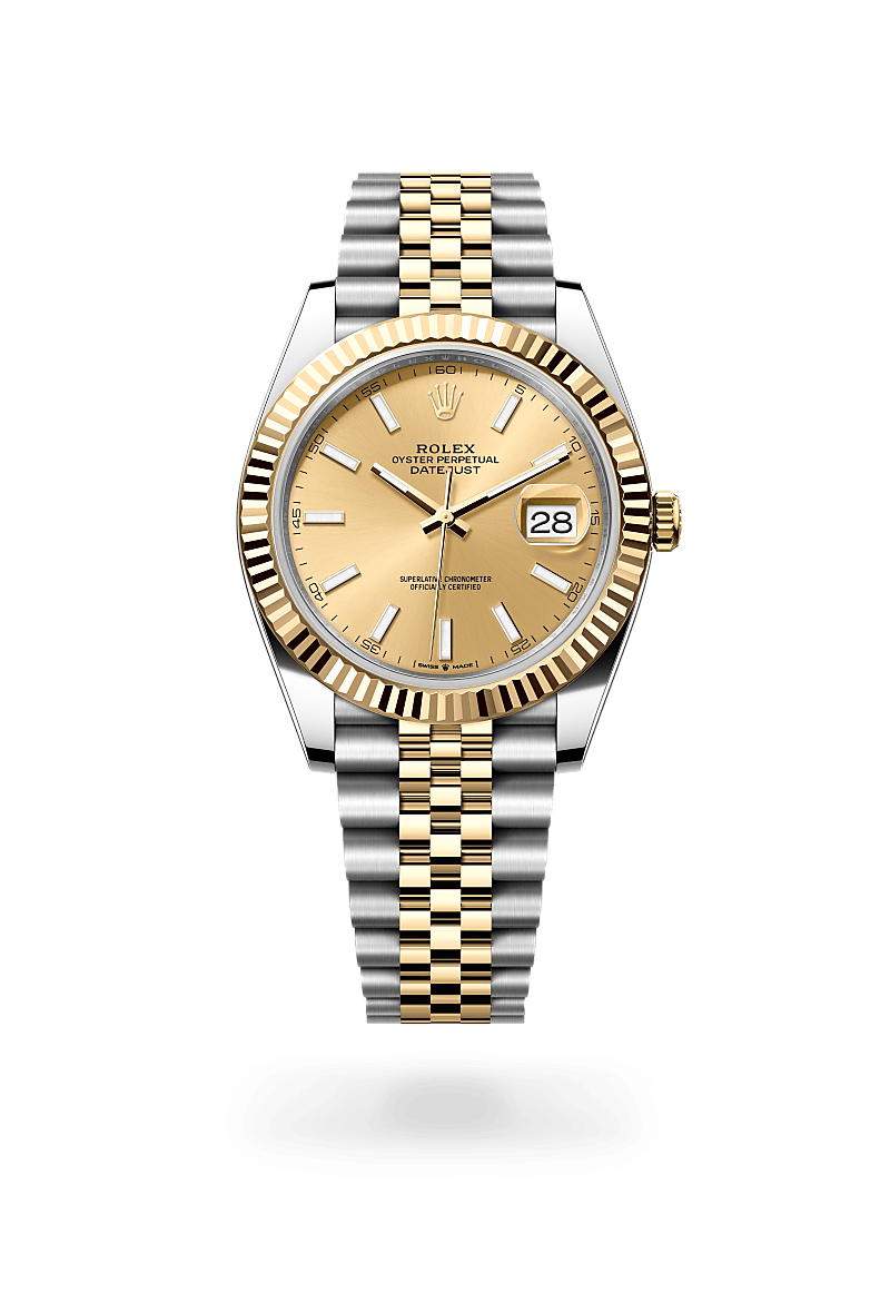 Rolex Datejust 41 in Oystersteel and Yellow Gold, M126333-0010 - Manfredi Jewels