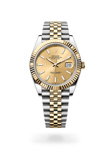 Rolex Datejust 41 in Yellow Rolesor and Champagne-colour Dial, M126333-0010 | Manfredi Jewels