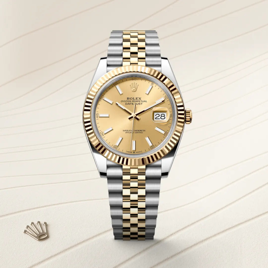 Rolex Datejust 41 in Oystersteel and Yellow Gold, M126333-0010 - Manfredi Jewels