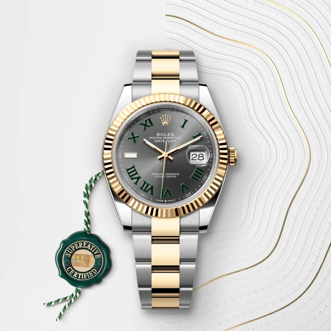 Rolex Datejust 41 in Oystersteel and Yellow Gold, M126333-0019 - Manfredi Jewels